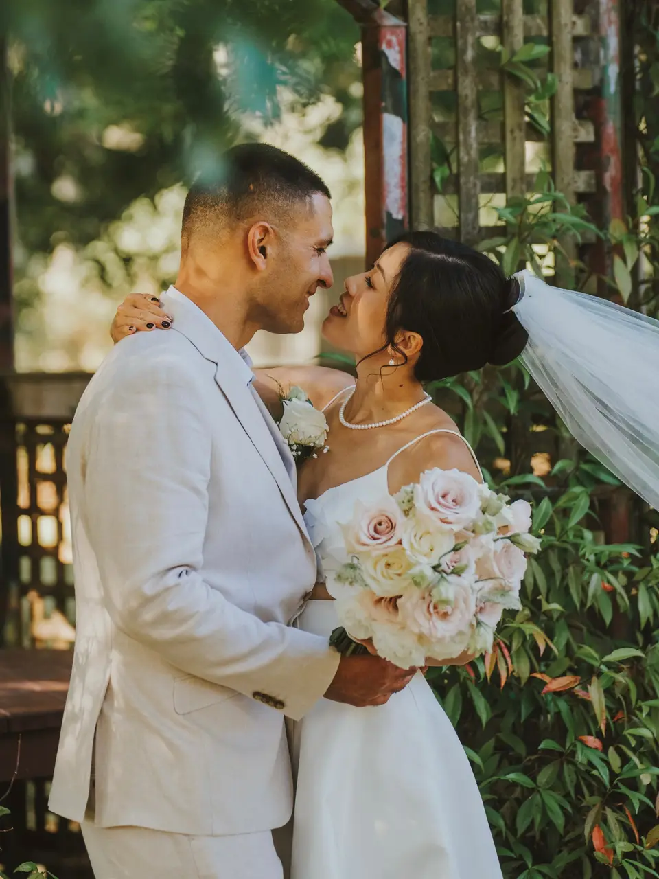 A romantic garden wedding at The Brigham