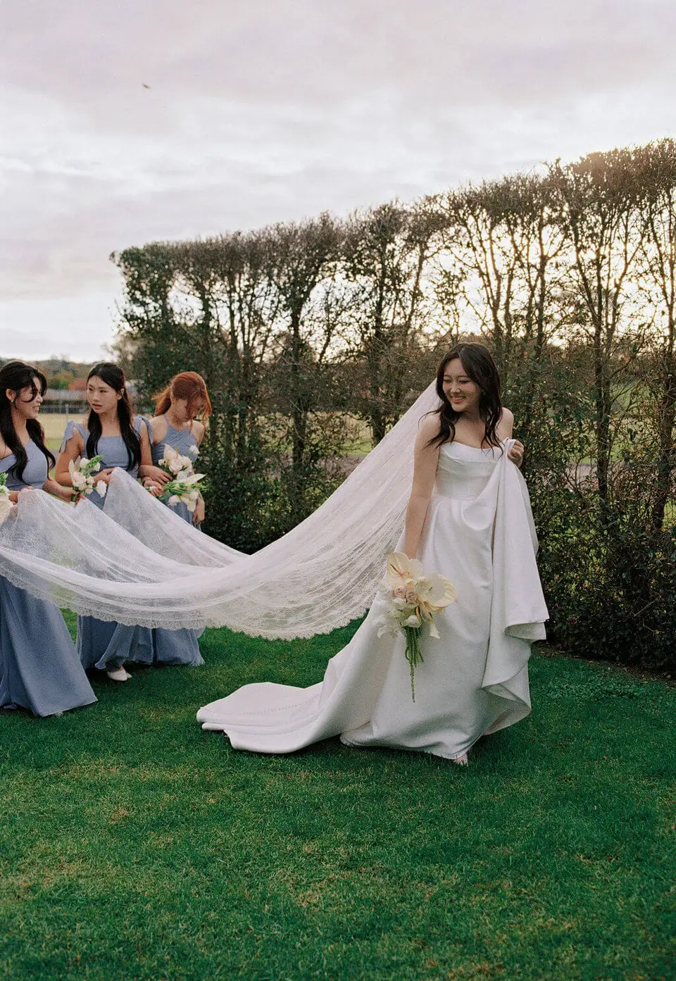 Documentary-style wedding photograph of Claire and Dan