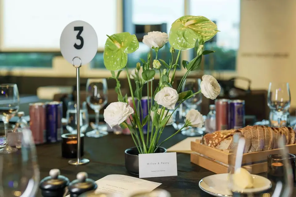 Elevating Others Dinner Event by The Gut Group — florals by Willow & Peony
