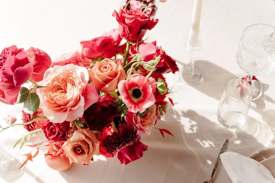 Classic wedding flower package by Willow & Peony