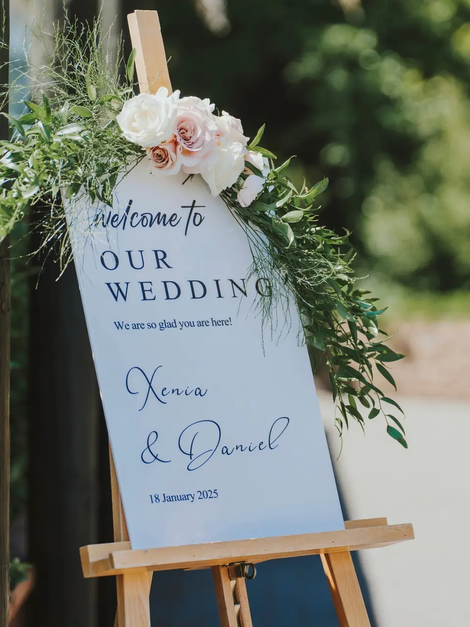 Wedding florals at The Brigham by Willow & Peony